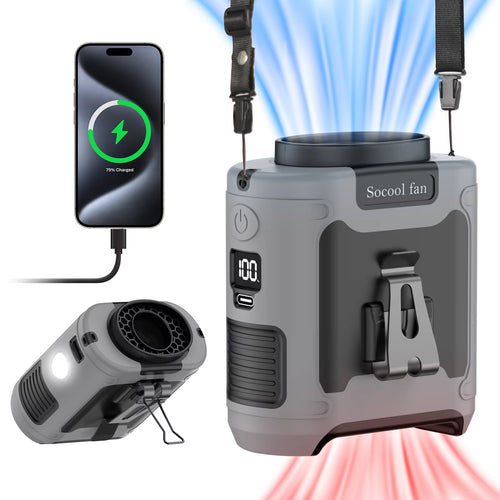 BreezeGo™ Pro - 10000mAh Portable Waist Fan